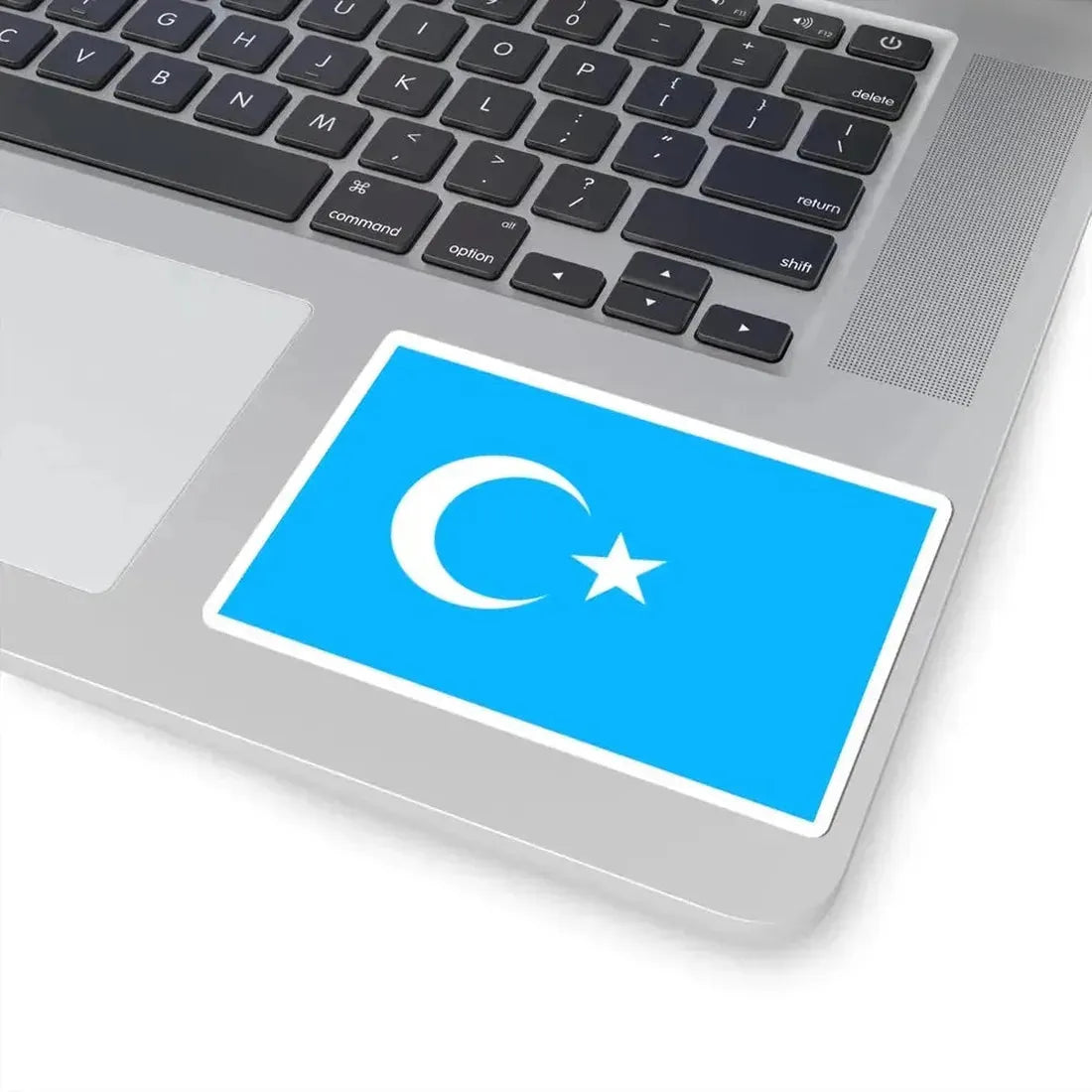 Eastern Turkistan Flag (China) STICKER Vinyl Kiss-Cut Decal - The Sticker Space
