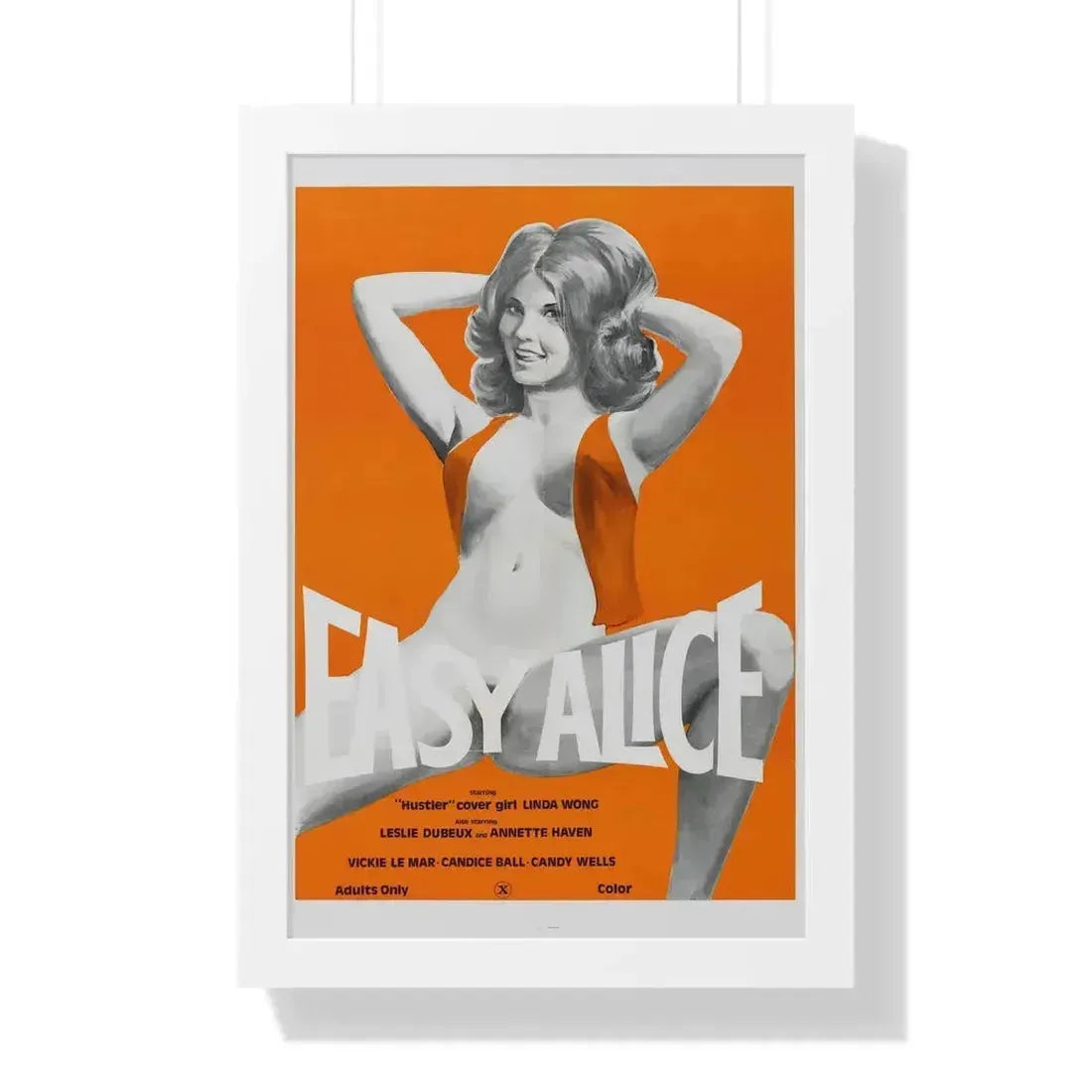 EASY ALICE 1976 - Framed Movie Poster 16″ x 24″ White - The Sticker Space