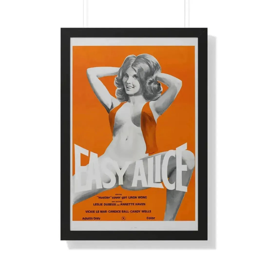 EASY ALICE 1976 - Framed Movie Poster - The Sticker Space