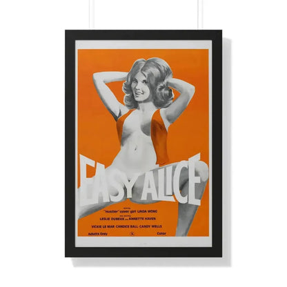 EASY ALICE 1976 - Framed Movie Poster - The Sticker Space