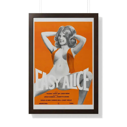EASY ALICE 1976 - Framed Movie Poster - The Sticker Space