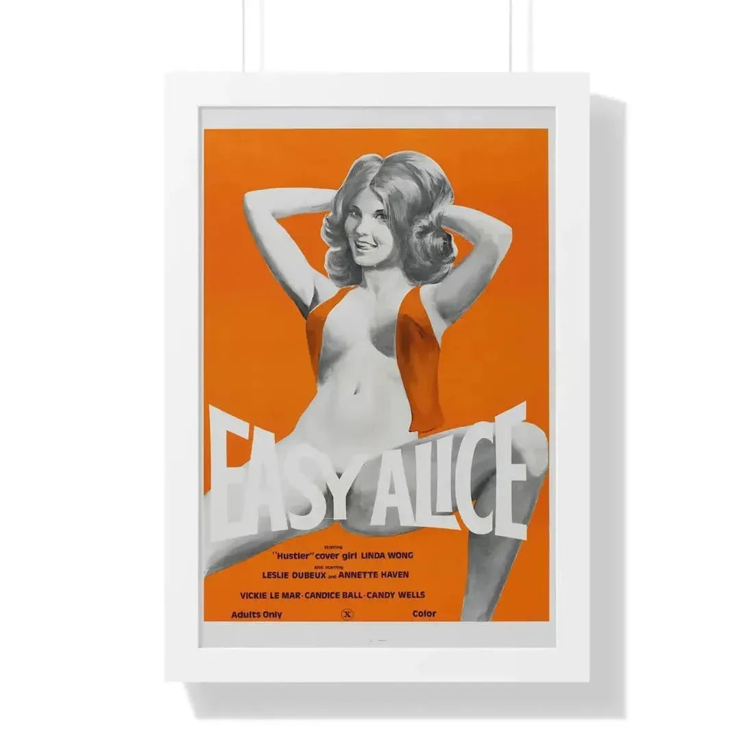 EASY ALICE 1976 - Framed Movie Poster - The Sticker Space
