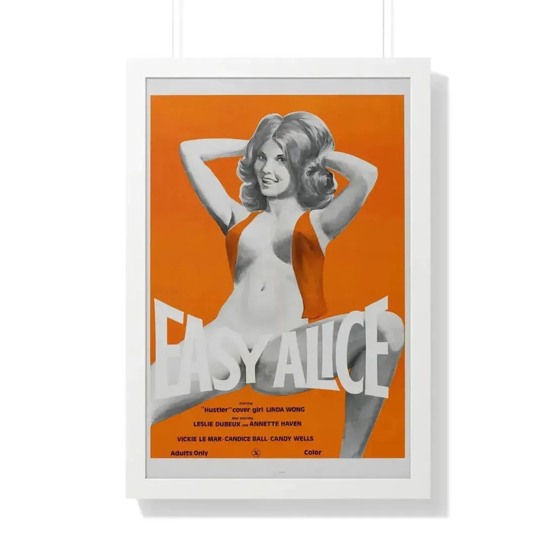 EASY ALICE 1976 - Framed Movie Poster - The Sticker Space
