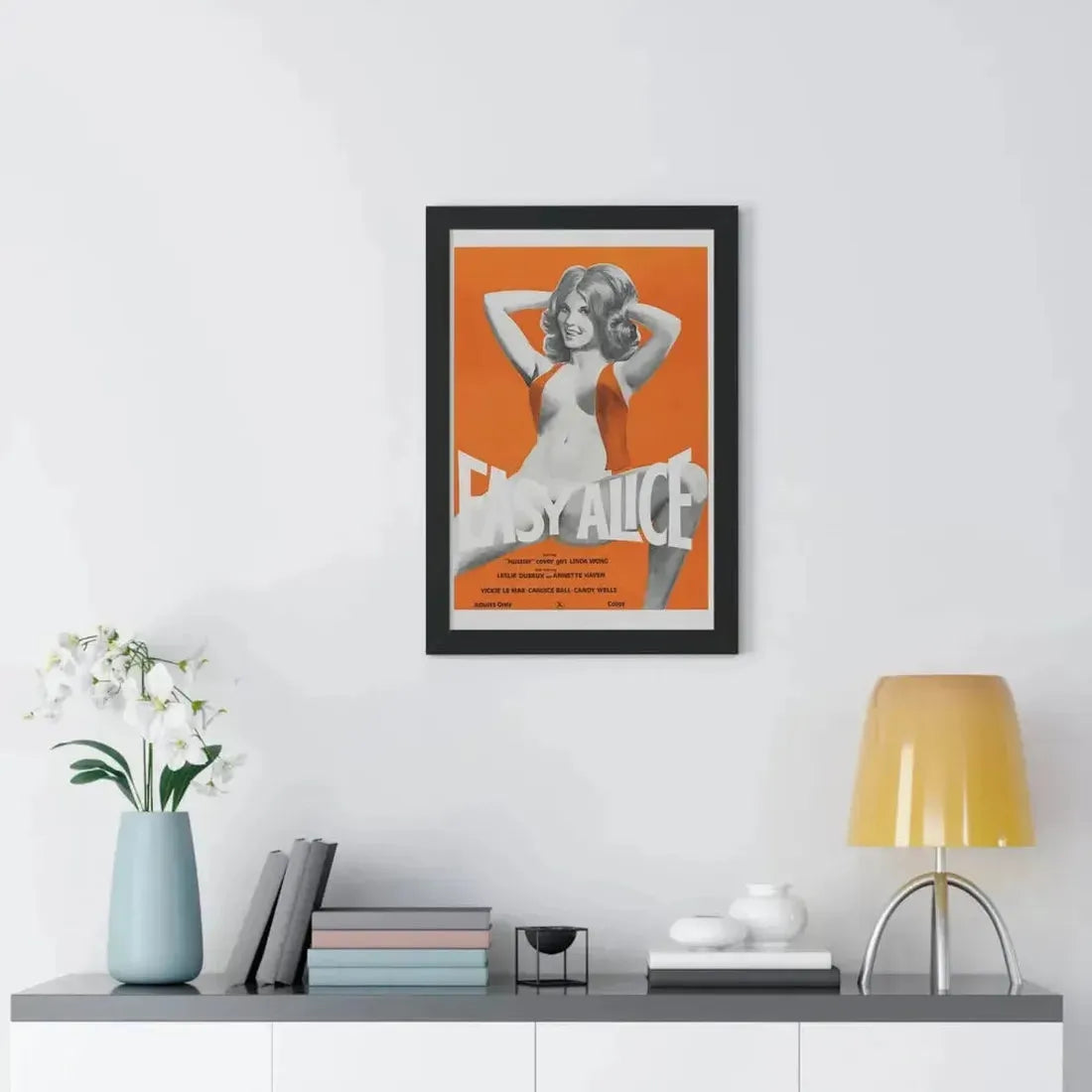 EASY ALICE 1976 - Framed Movie Poster - The Sticker Space