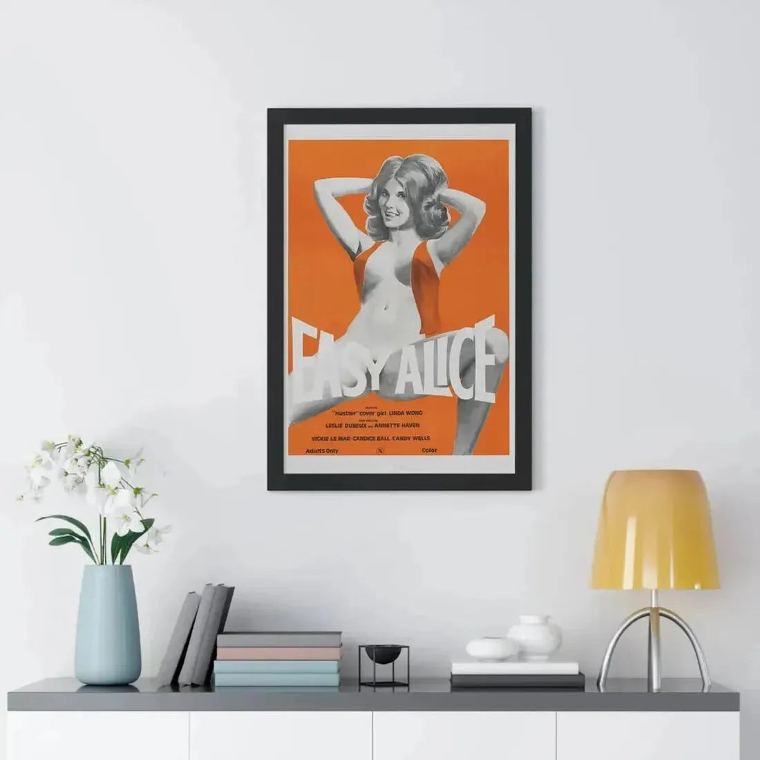 EASY ALICE 1976 - Framed Movie Poster - The Sticker Space