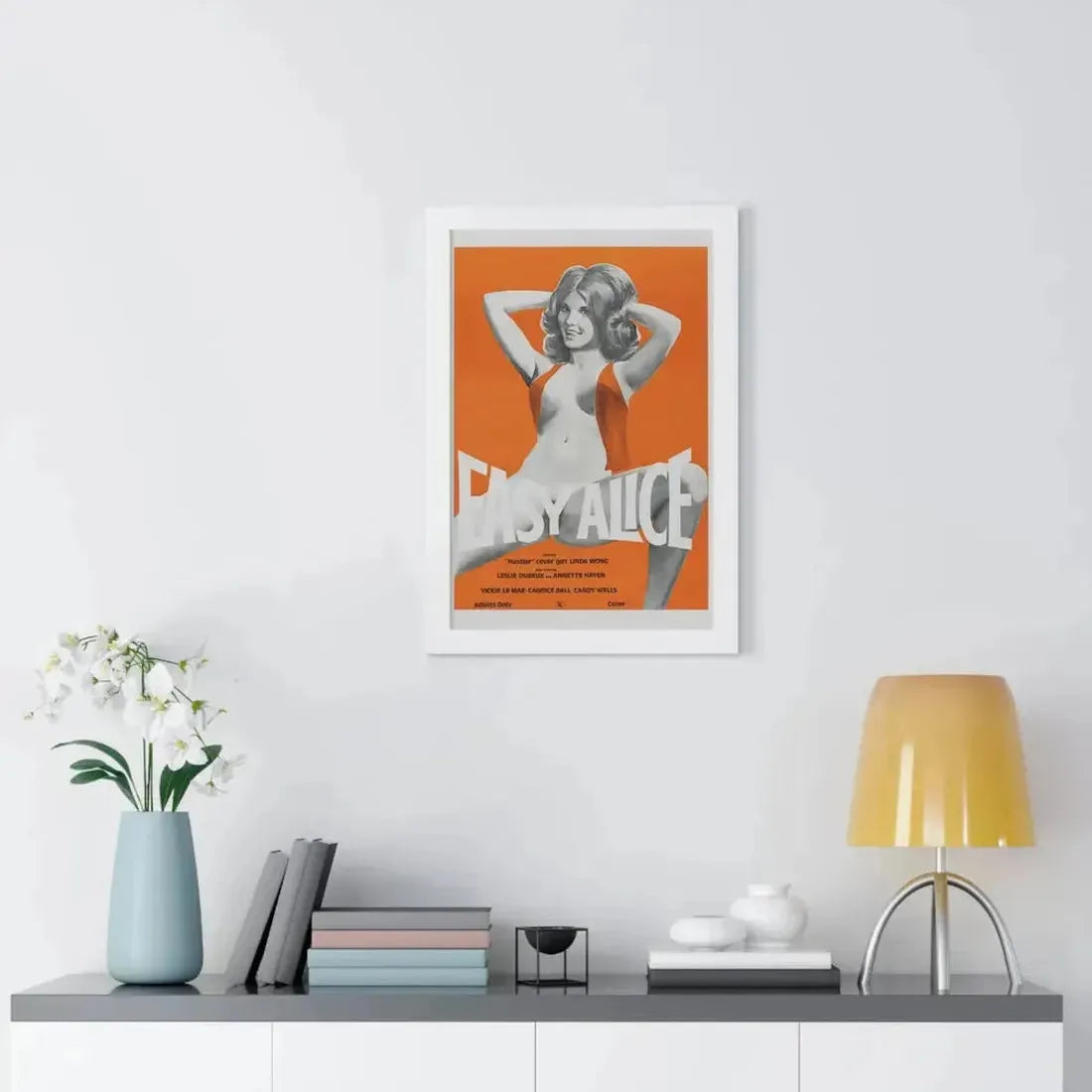 EASY ALICE 1976 - Framed Movie Poster - The Sticker Space