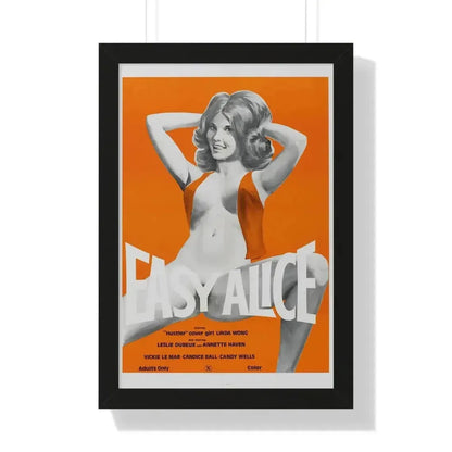 EASY ALICE 1976 - Framed Movie Poster - The Sticker Space