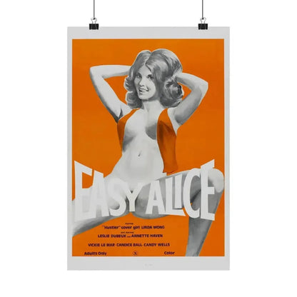 EASY ALICE 1976 - Paper Movie Poster 12″ x 18″ Matte - The Sticker Space