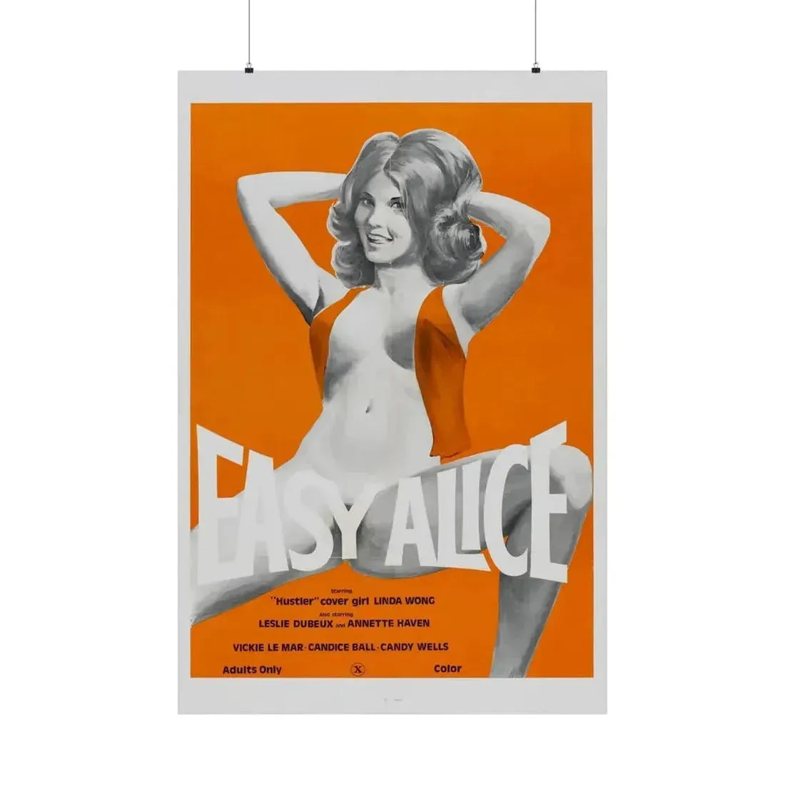 EASY ALICE 1976 - Paper Movie Poster - The Sticker Space