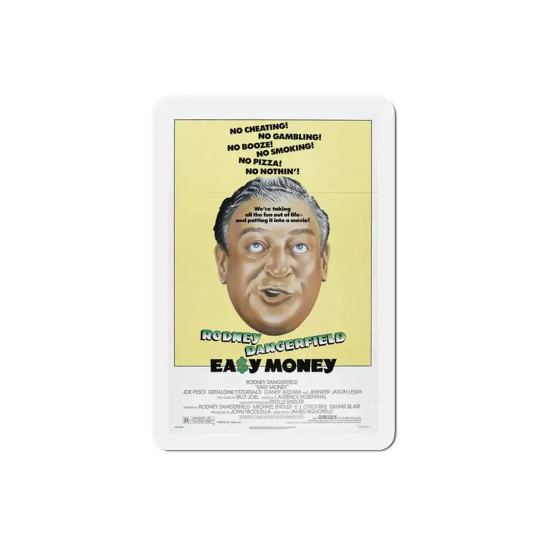 Easy Money 1983 Movie Poster Refrigerator Magnet - The Sticker Space