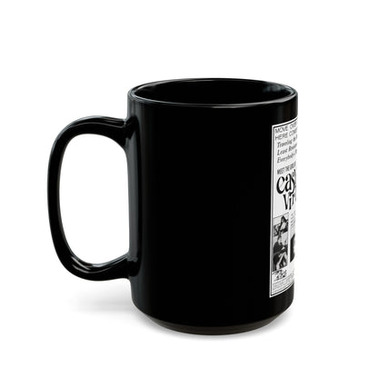 EASY VIRTUE 1972 Movie Poster - Black Coffee Mug-The Sticker Space