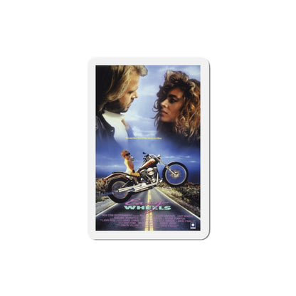 Easy Wheels 1989 Movie Poster Die-Cut Magnet-3" x 3"-The Sticker Space