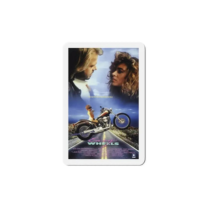 Easy Wheels 1989 Movie Poster Refrigerator Magnet - The Sticker Space