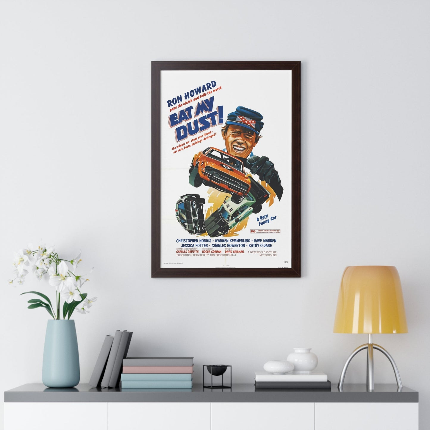 EAT MY DUST 1976 - Framed Movie Poster-The Sticker Space