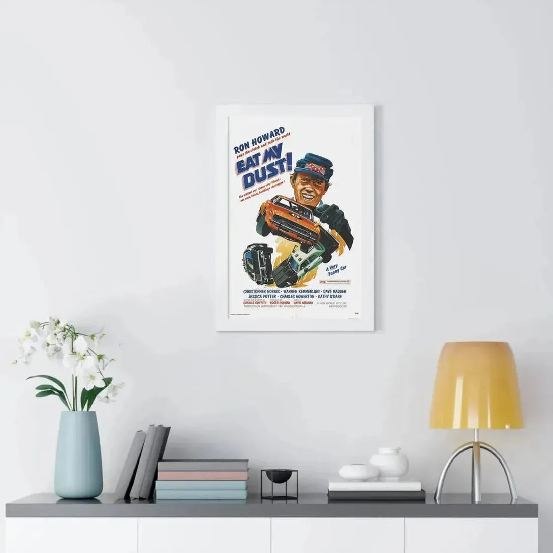 EAT MY DUST 1976 - Framed Movie Poster - The Sticker Space