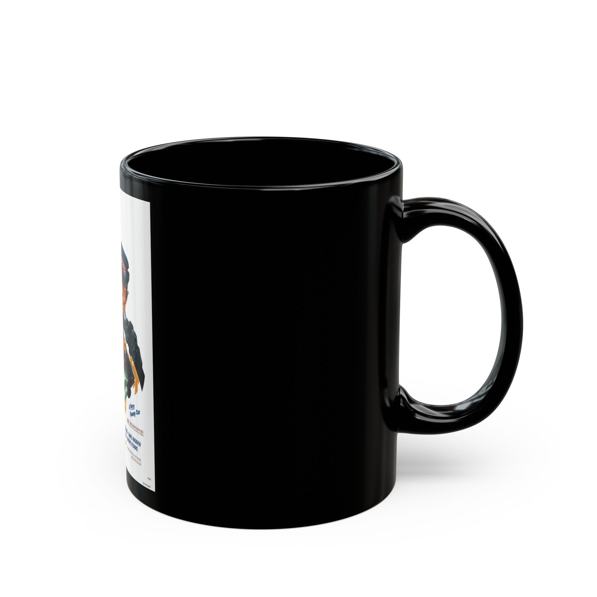 EAT MY DUST 1976 Movie Poster - Black Coffee Mug-The Sticker Space