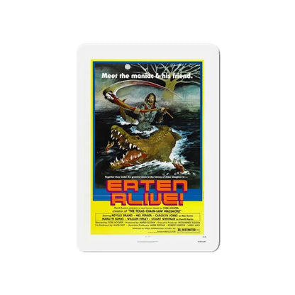 EATEN ALIVE (DEATH TRAP) 1976 Movie Poster - Refrigerator Magnet 6 Inch - The Sticker Space