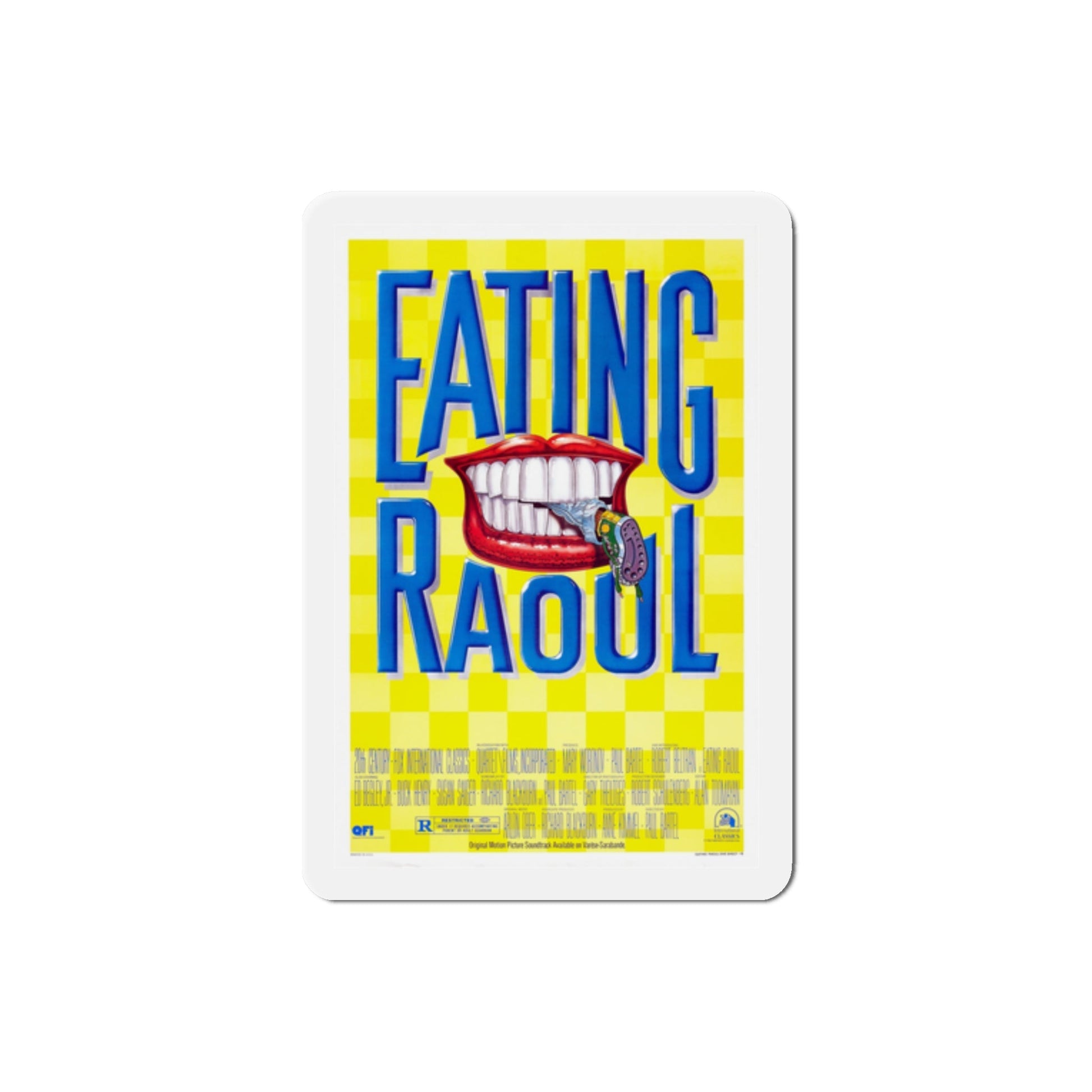 Eating Raoul 1982 Movie Poster Die-Cut Magnet-2" x 2"-The Sticker Space