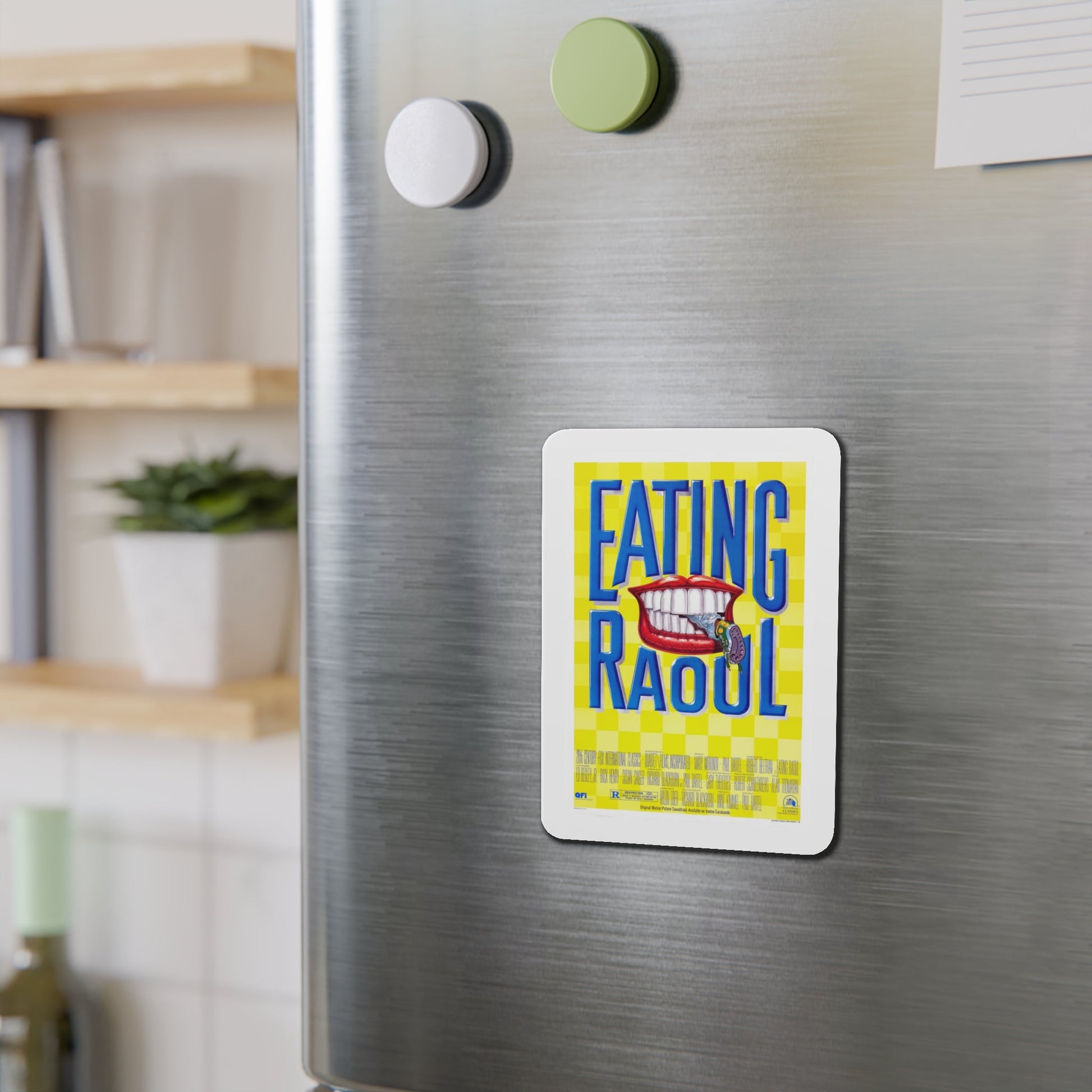 Eating Raoul 1982 Movie Poster Die-Cut Magnet-The Sticker Space