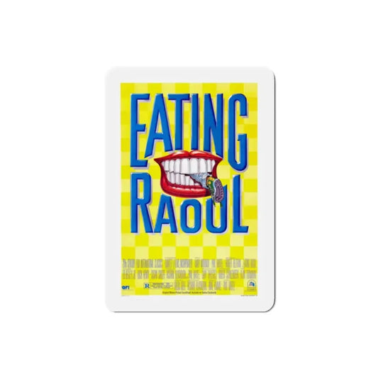 Eating Raoul 1982 Movie Poster Refrigerator Magnet 2 Inch - The Sticker Space