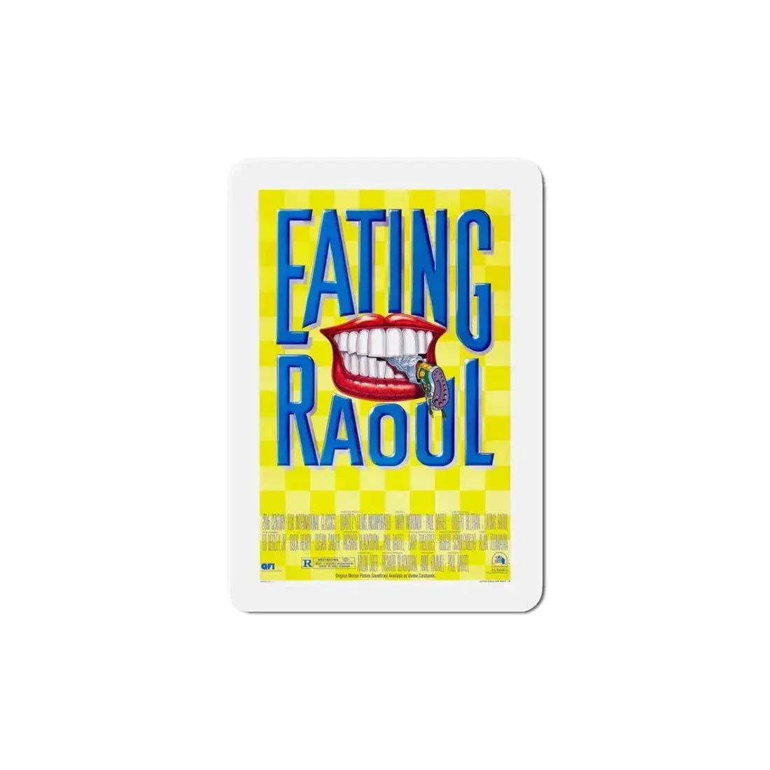 Eating Raoul 1982 Movie Poster Refrigerator Magnet 6 Inch - The Sticker Space
