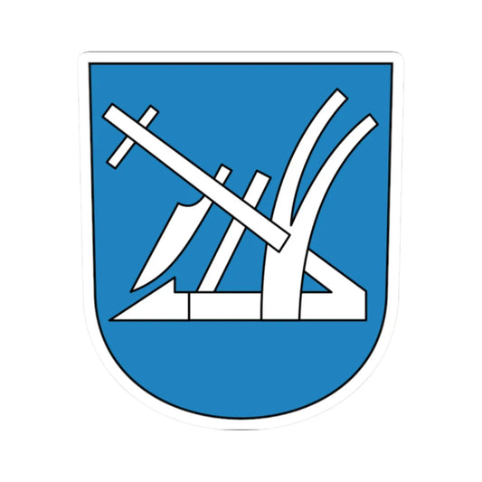 Ebmatingen coat of arms (Switzerland) (Coat of Arms) STICKER Vinyl Kiss-Cut Decal 2 Inch White - The Sticker Space