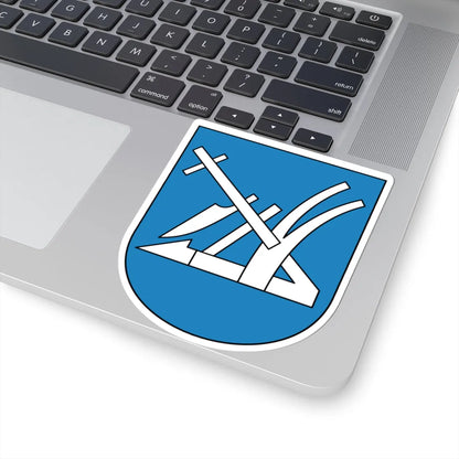 Ebmatingen coat of arms (Switzerland) (Coat of Arms) STICKER Vinyl Kiss-Cut Decal - The Sticker Space