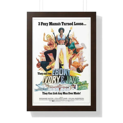 EBONY, IVORY & JADE 1976 - Framed Movie Poster - The Sticker Space