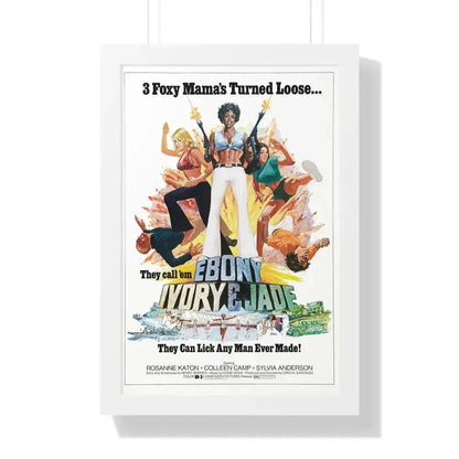 EBONY, IVORY & JADE 1976 - Framed Movie Poster - The Sticker Space