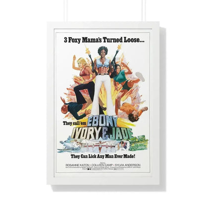 EBONY, IVORY & JADE 1976 - Framed Movie Poster - The Sticker Space