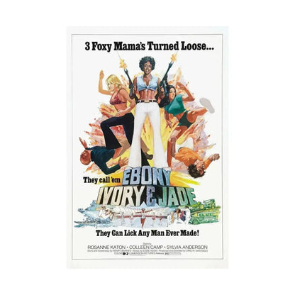 EBONY, IVORY & JADE 1976 - Paper Movie Poster - The Sticker Space