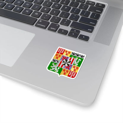 Ecaussinnes wapen (Belgium) (Coat of Arms) STICKER Vinyl Kiss-Cut Decal - The Sticker Space