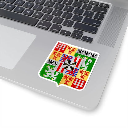 Ecaussinnes wapen (Belgium) (Coat of Arms) STICKER Vinyl Kiss-Cut Decal - The Sticker Space