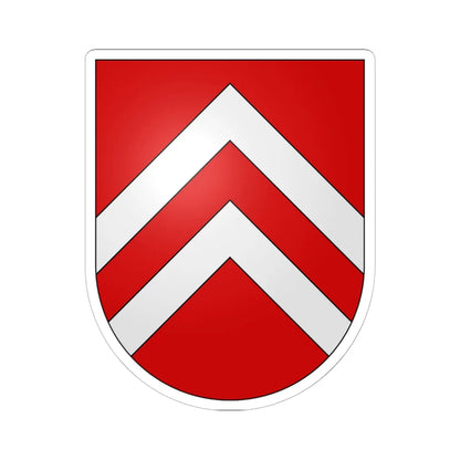Echandens-coat of arms (Switzerland) (Coat of Arms) STICKER Vinyl Kiss-Cut Decal 6 Inch White - The Sticker Space