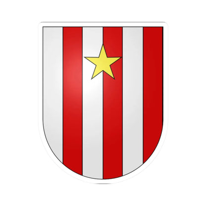 Echarlens-coat of arms (Switzerland) (Coat of Arms) STICKER Vinyl Kiss-Cut Decal 2 Inch White - The Sticker Space