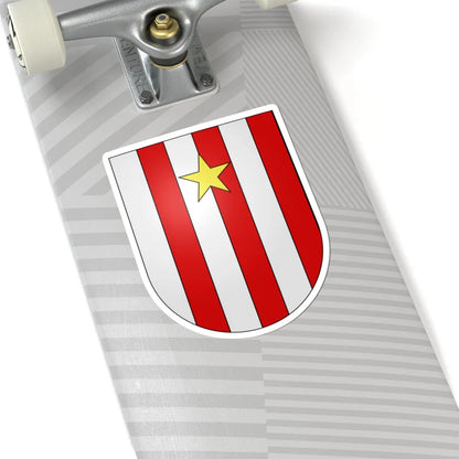 Echarlens-coat of arms (Switzerland) (Coat of Arms) STICKER Vinyl Kiss-Cut Decal - The Sticker Space