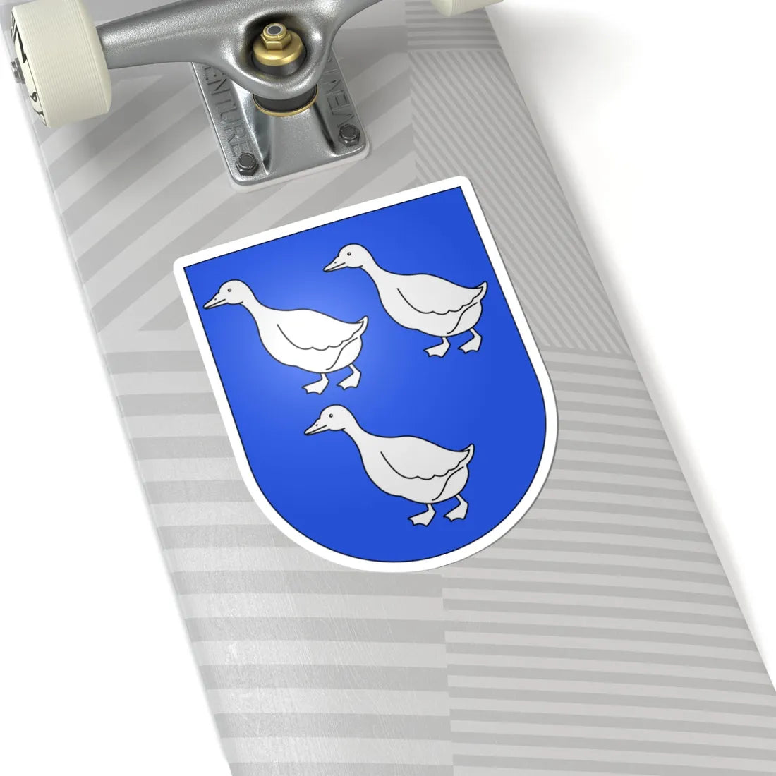 Echichens-coat of arms (Switzerland) (Coat of Arms) STICKER Vinyl Kiss-Cut Decal - The Sticker Space