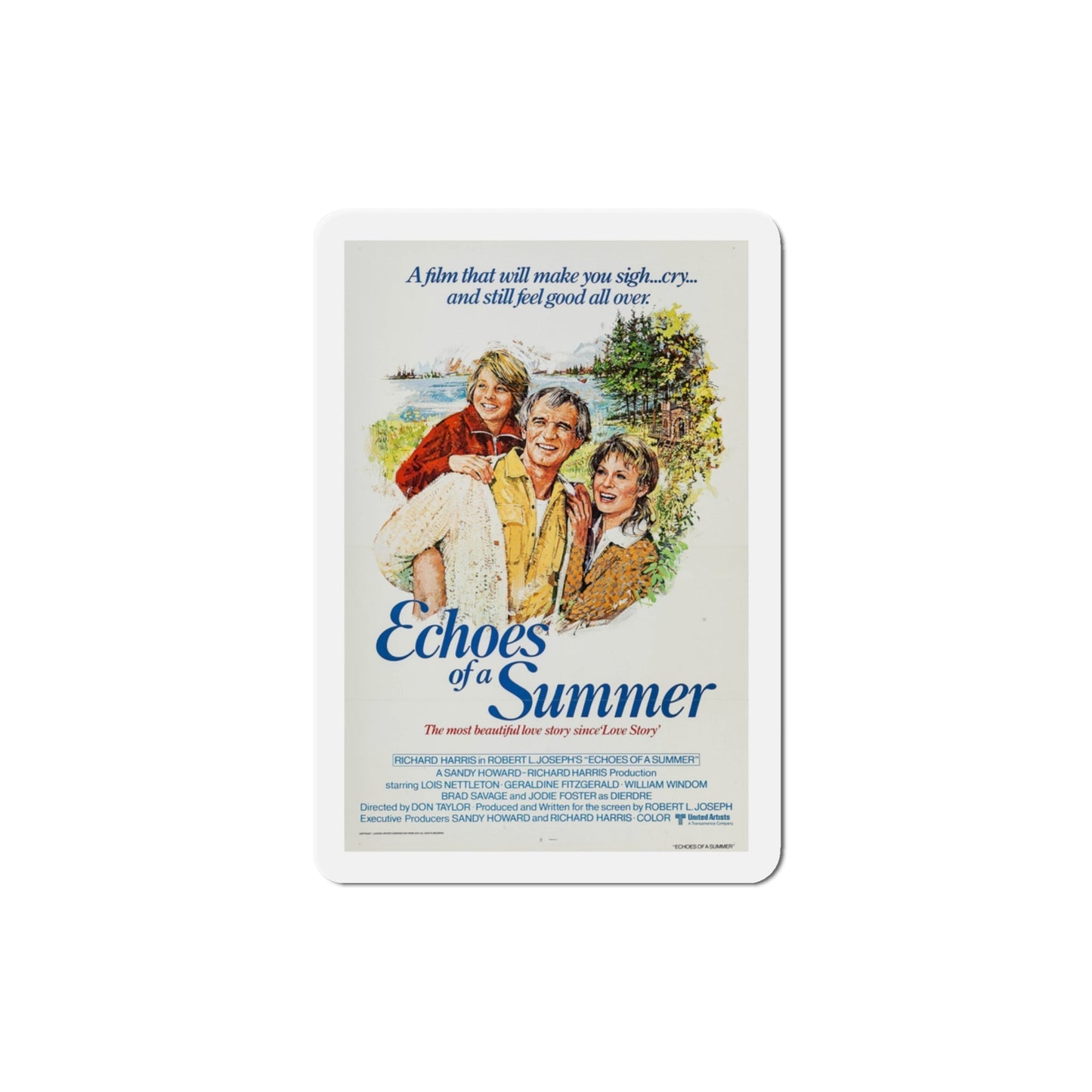 Echoes of a Summer 1976 Movie Poster Die-Cut Magnet-3 Inch-The Sticker Space