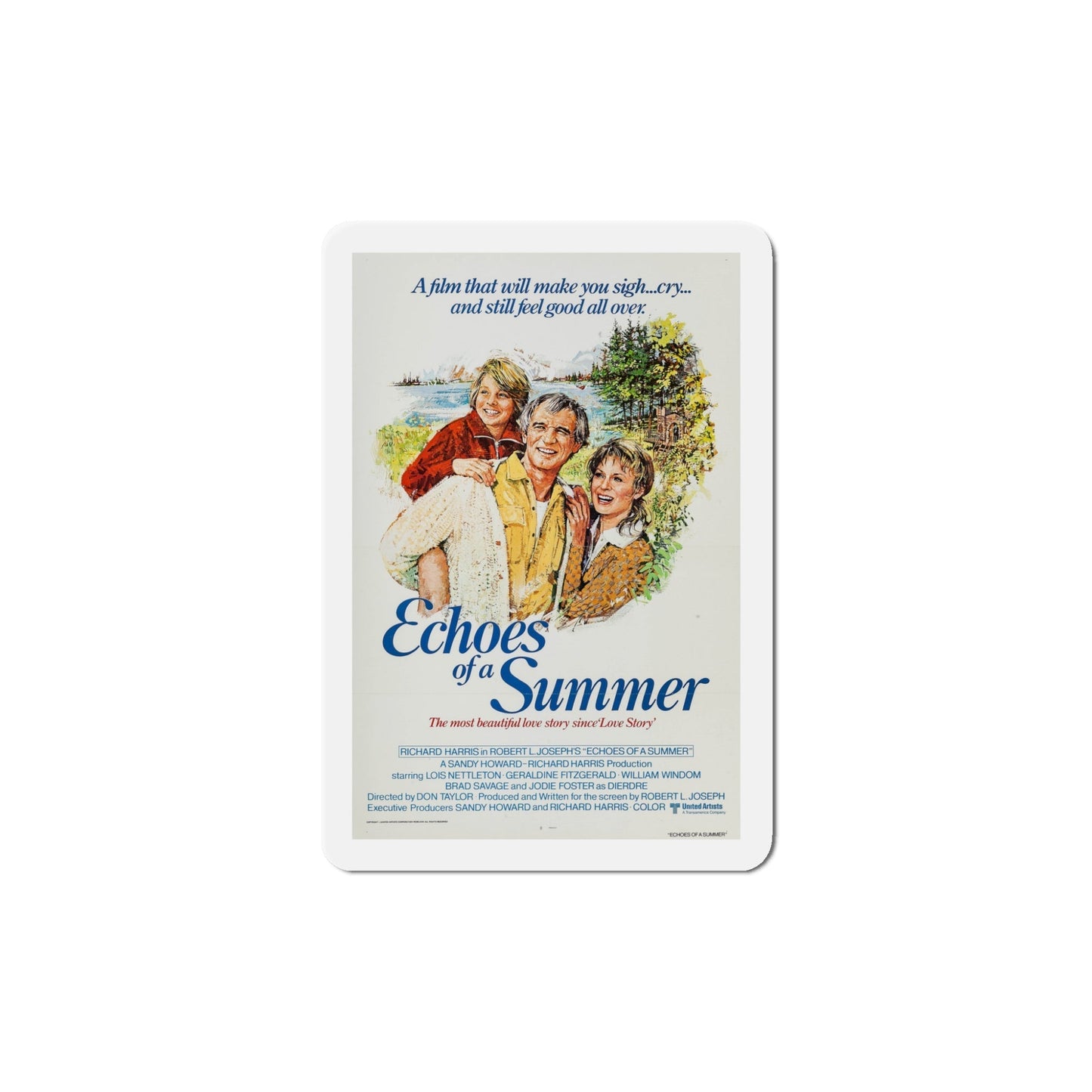 Echoes of a Summer 1976 Movie Poster Die-Cut Magnet-5 Inch-The Sticker Space