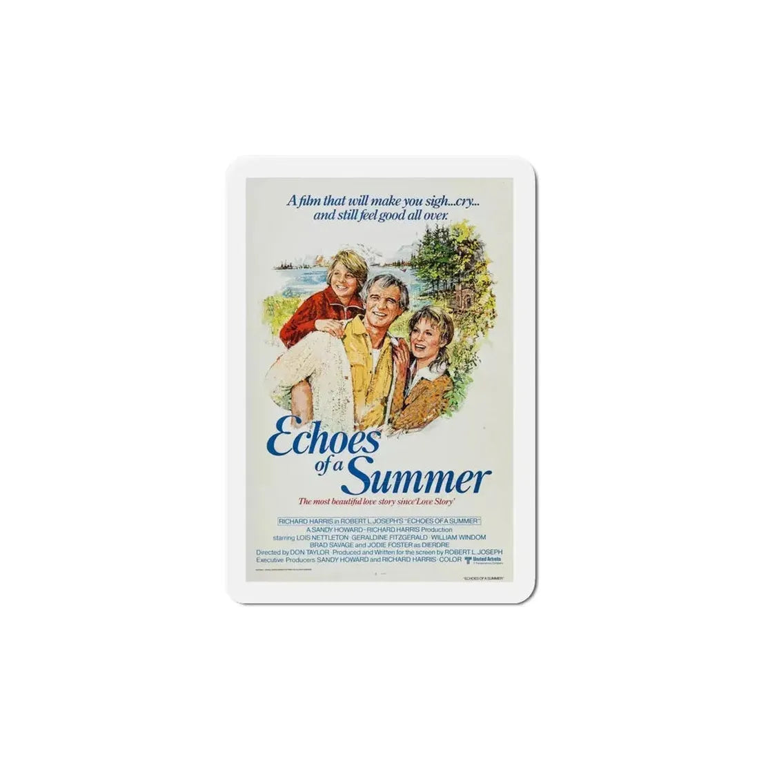 Echoes of a Summer 1976 Movie Poster Refrigerator Magnet - The Sticker Space