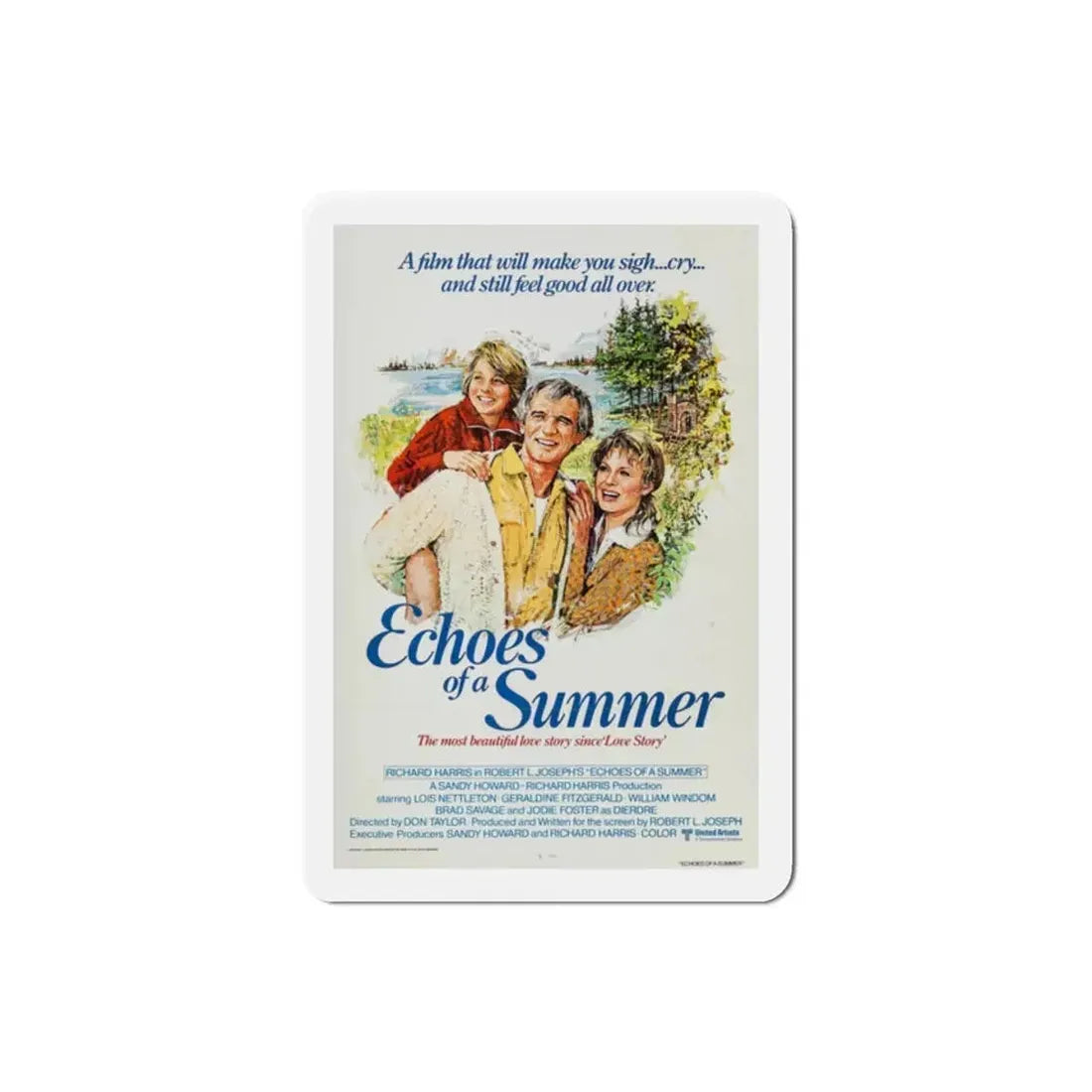 Echoes of a Summer 1976 Movie Poster Refrigerator Magnet - The Sticker Space