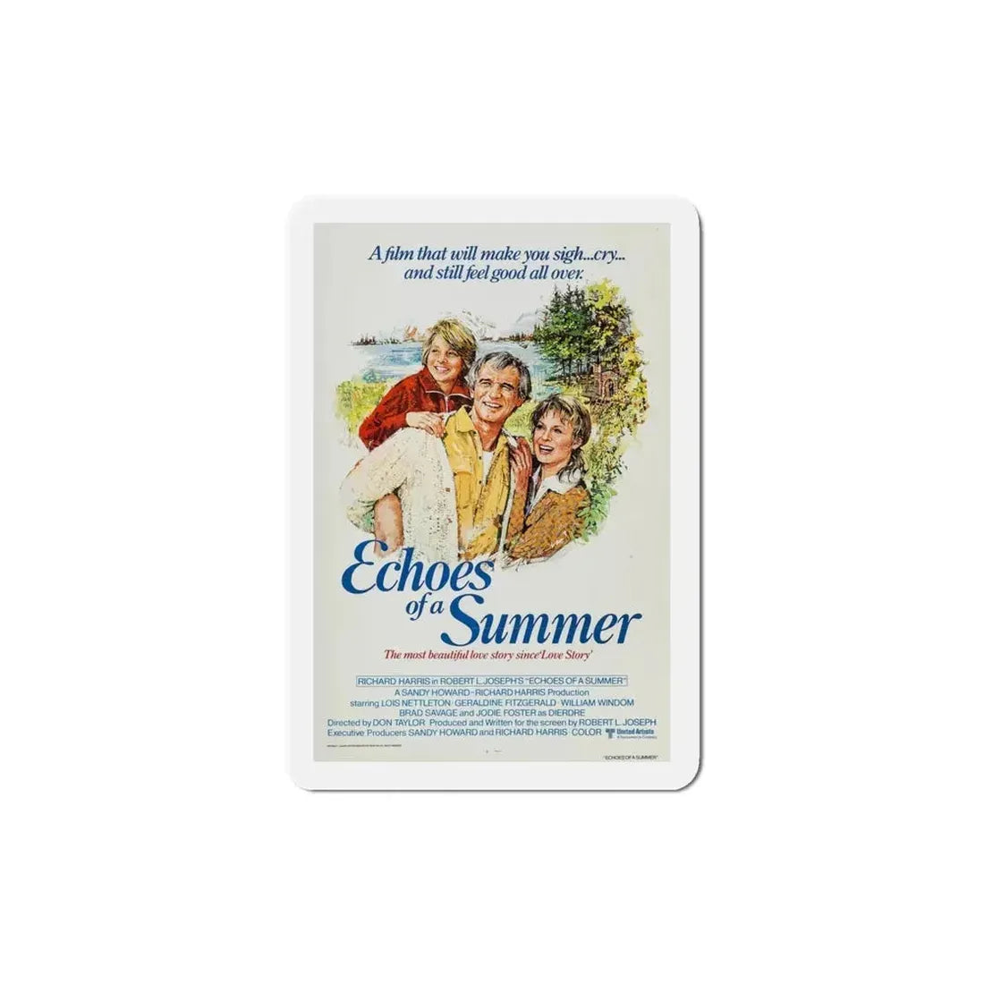 Echoes of a Summer 1976 Movie Poster Refrigerator Magnet - The Sticker Space
