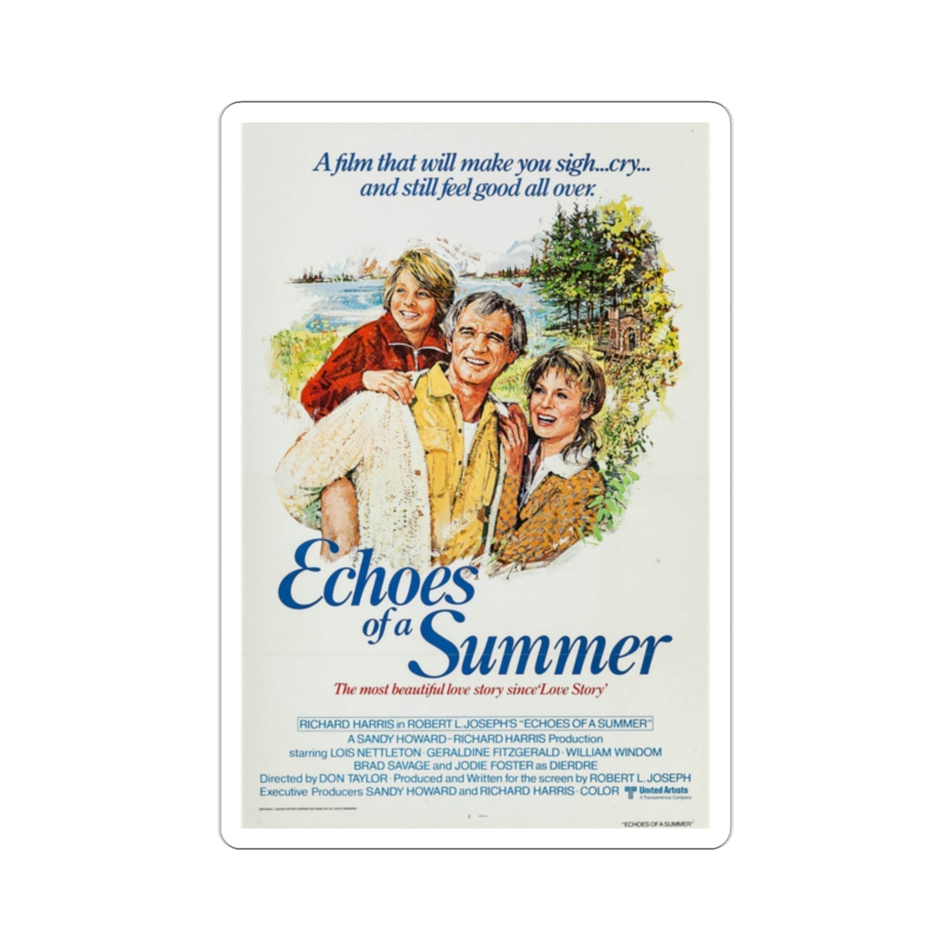 Echoes of a Summer 1976 Movie Poster STICKER Vinyl Die-Cut Decal-2 Inch-The Sticker Space