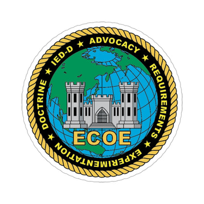 ECOE Engineer Center of Excellence (USMC) STICKER Vinyl Die-Cut Decal-3 Inch-The Sticker Space