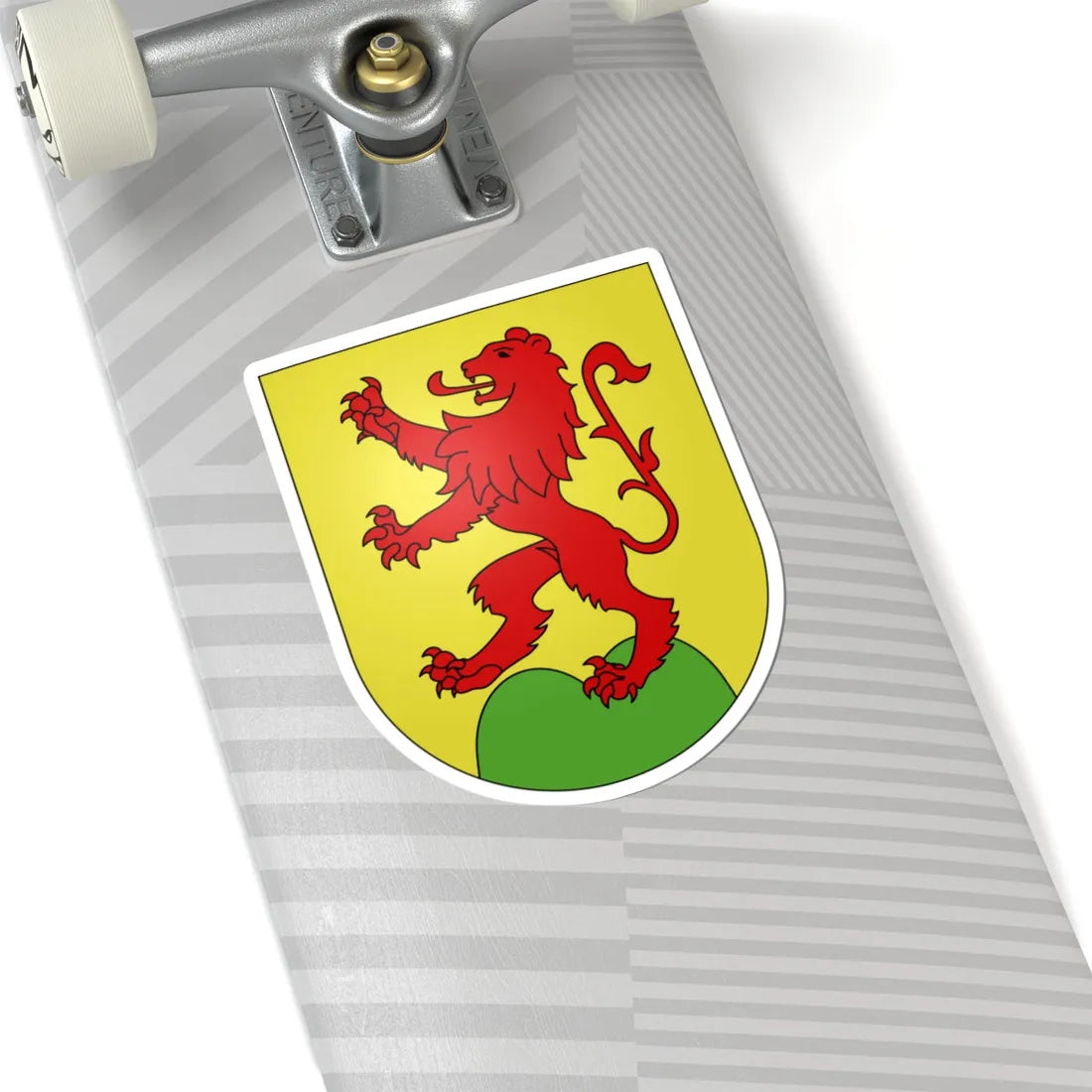 Ecoteaux-coat of arms (Switzerland) (Coat of Arms) STICKER Vinyl Kiss-Cut Decal - The Sticker Space