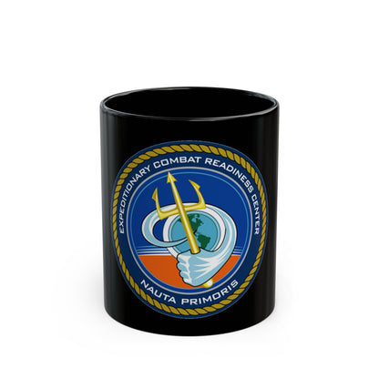 ECRC Nauta Primoris Expeditionary Combat Readiness (U.S. Navy) Black Coffee Mug-11oz-The Sticker Space