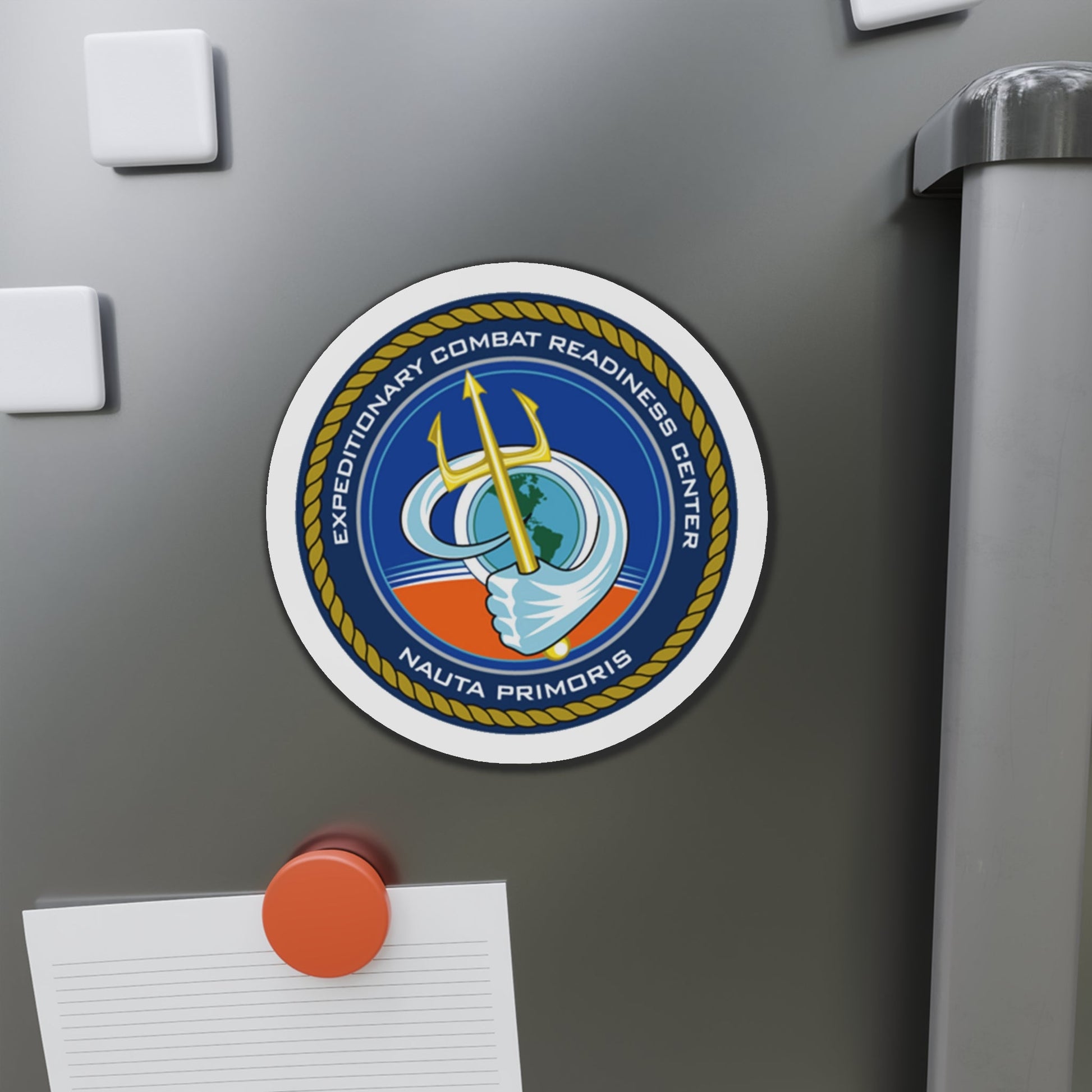 ECRC Nauta Primoris Expeditionary Combat Readiness (U.S. Navy) Die-Cut Magnet-The Sticker Space