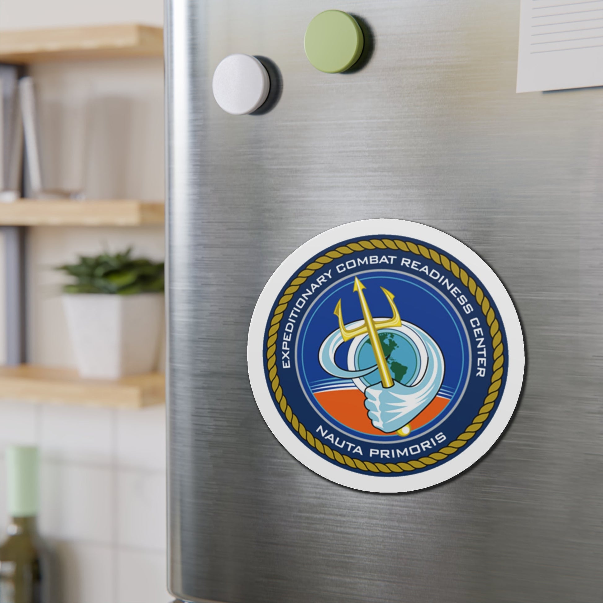 ECRC Nauta Primoris Expeditionary Combat Readiness (U.S. Navy) Die-Cut Magnet-The Sticker Space