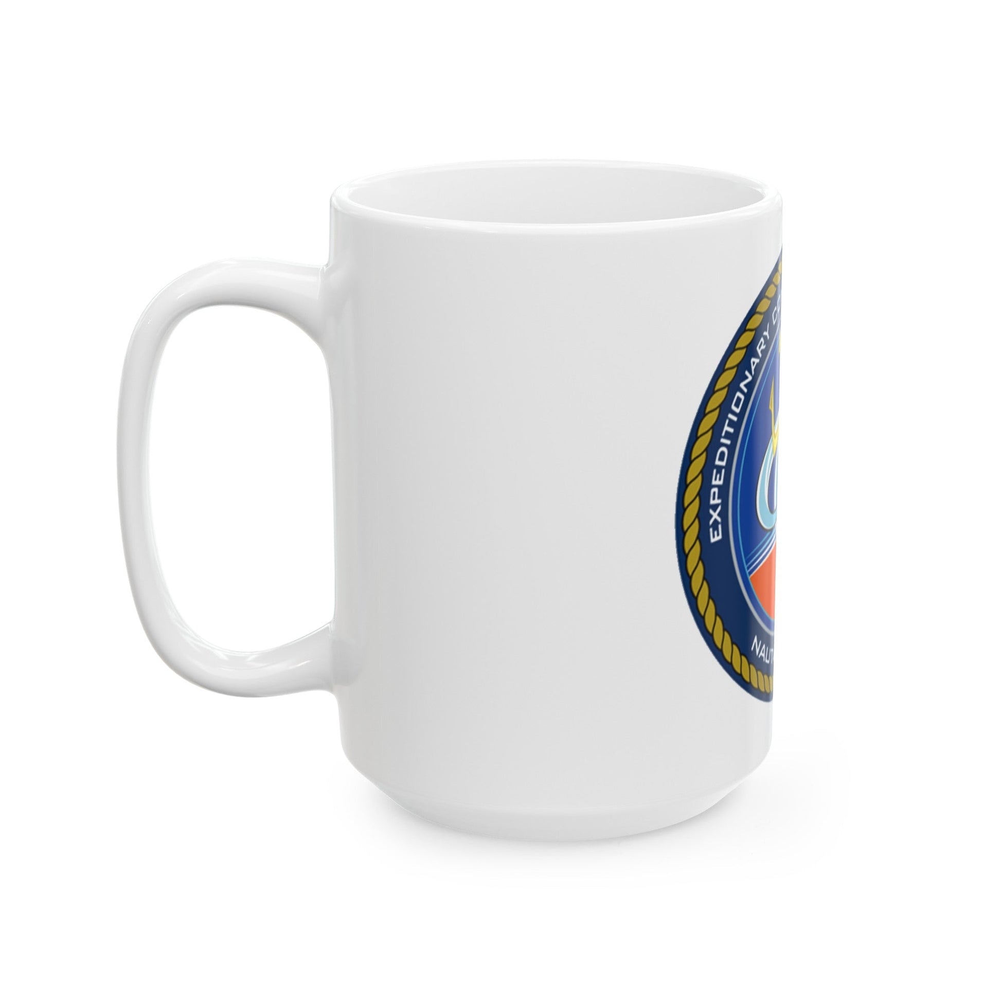 ECRC Nauta Primoris Expeditionary Combat Readiness (U.S. Navy) White Coffee Mug-The Sticker Space