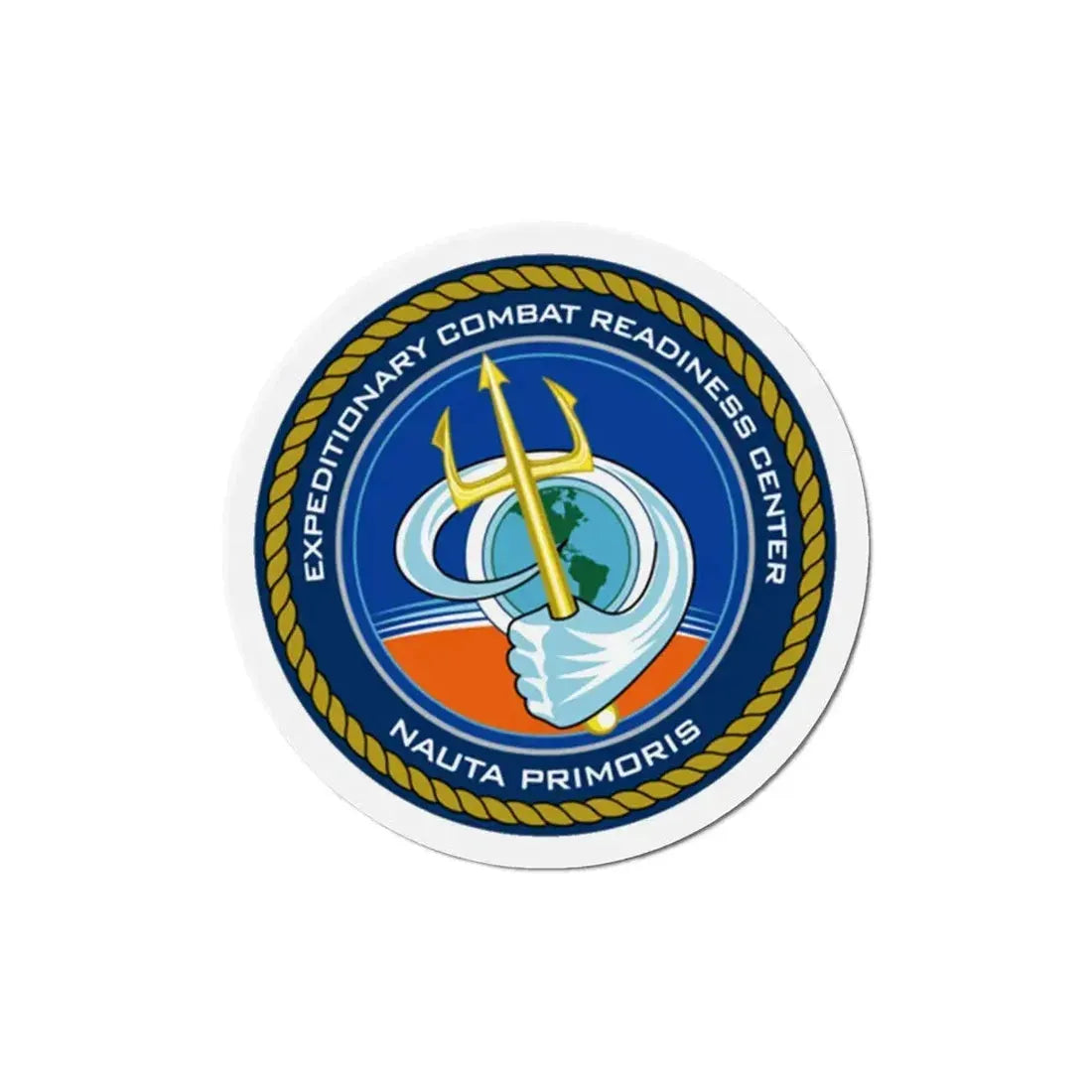 ECRC Nauta Primoris Expeditionary Combat Readiness (U.S. Navy) Refrigerator Magnet - The Sticker Space
